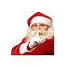 New Santa Claus Vinyl Car Sticker: Transparent, Creative, and Personal Decorative Window Film