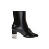 GUCCI Cow Leather Ankle Boots Women's Black 481171 BKO00 1000