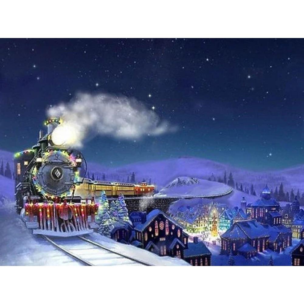 Diamond Painting Full Drill Cute Cat Round Diamond Painting Handmade Beautiful Dream Moon House Diy Diamond Mosaic Painting Home Decoration