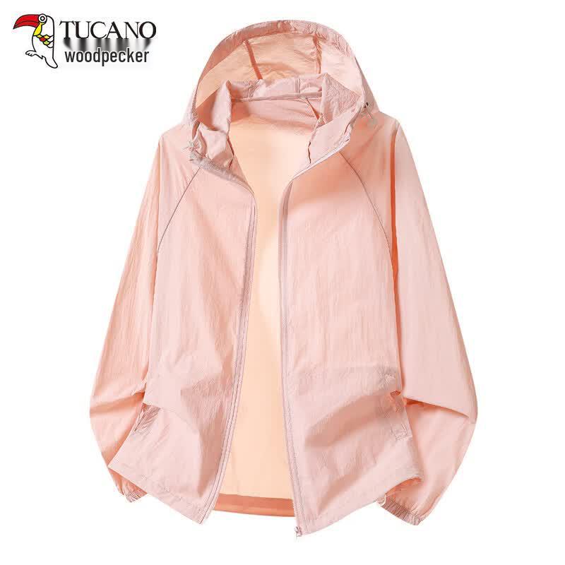 TUCANO Women s Thin Ice Silk UV Protection Hooded Sun Jacket L