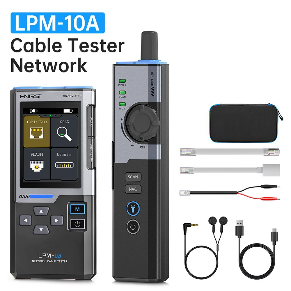 LPM-10 Network Analyzer POE Network Cable Tester Multifunctional Anti-Interference Cable Locator Port Electrician Tool