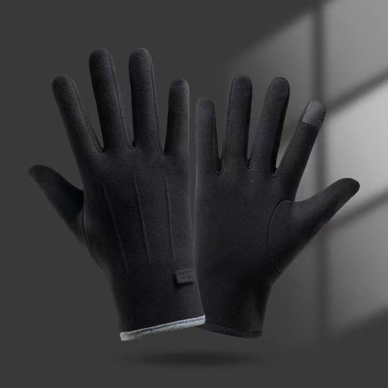 Winterhandschuhe für Damen Herren Warme Touchscreen-Handschuhe Kälteschutz Fäustlinge mit vollen Fingern Outdoor Radfahren Dicke Handschuhe