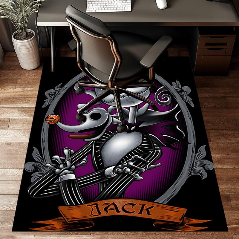 1pc Jack Christmas7 Design Printed Area Rug Carpet for Bedroom Living Room Home Decor Rugs Mat Non Slip Mat Rug for Bedside