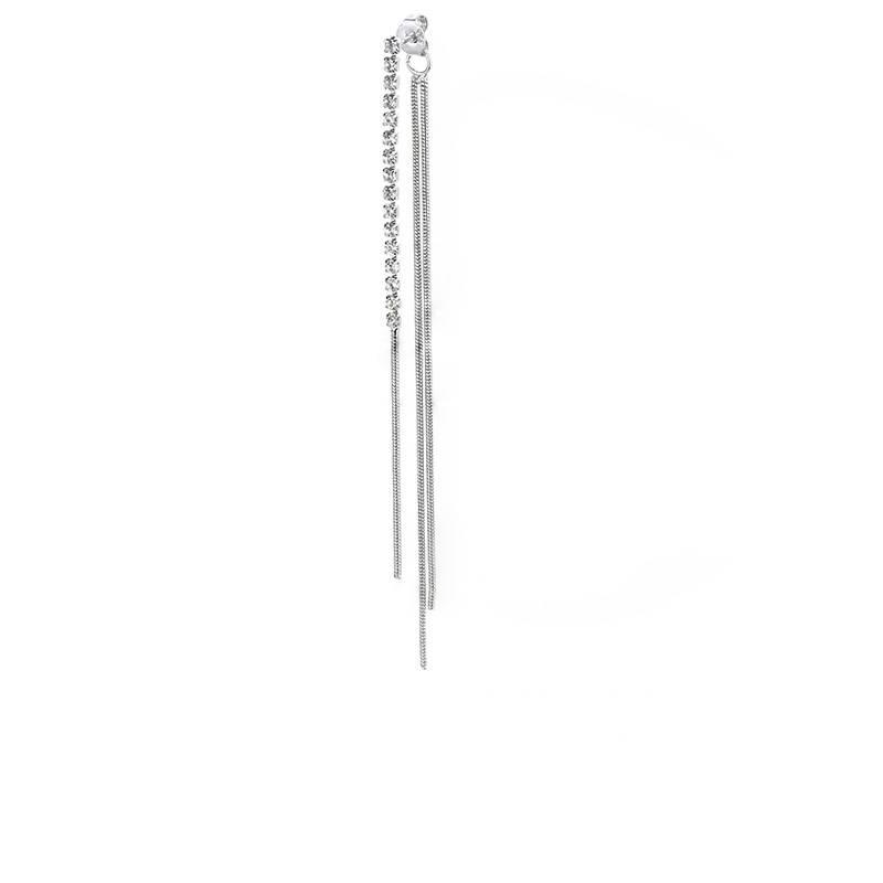 

Дизайнерские медные уникальные серьги с бахромой для стильного образа