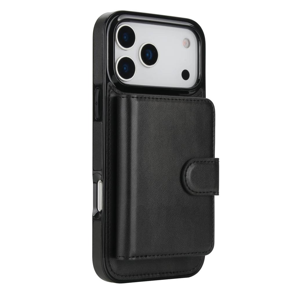 Magnetic Detachable Wallet Case for iPhone 17 Pro Max/17 Air, Compatible with Magnetic Card Slot Holder Flip Case for Men Women