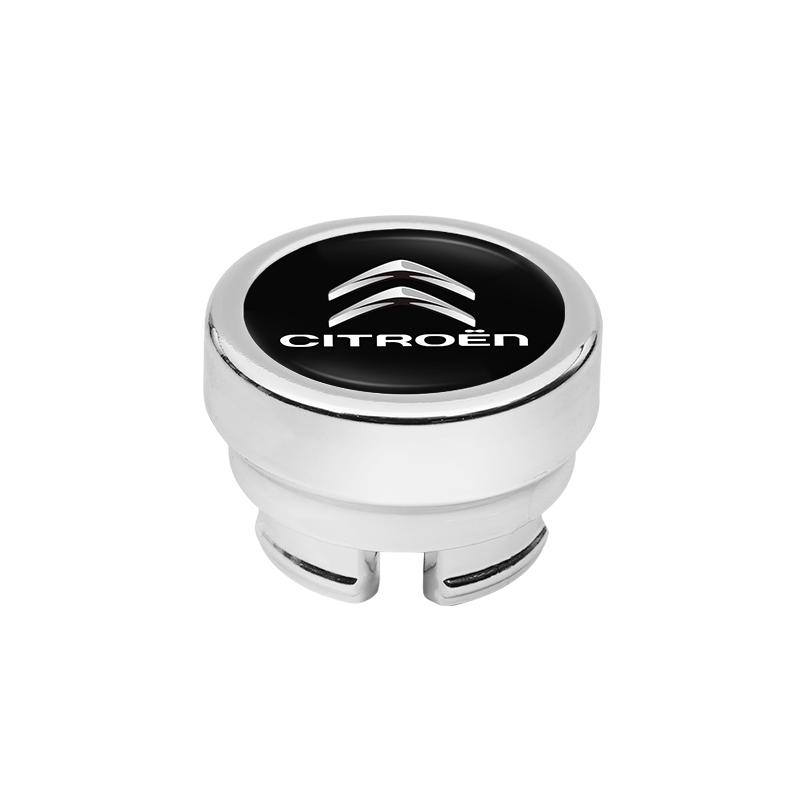 

Car Cigarette Lighter Cover DustProof Decoration Cap For Citroen C3 C5 C5X C4 e-C4 X e-C3 C-Elysee Berlingo C1 C-Crosser C6 C2 срібний