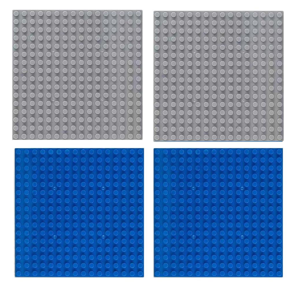 16x16 Block Base Plate 4pcs Compatible with Mainstream Brands Play CHILDREN'S Creativity Toy Base Accessories