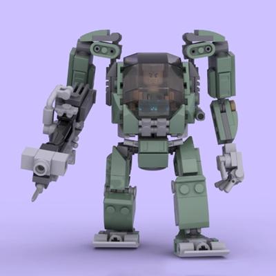 Building Block Set  Mecha Robot Boy Assembled Toy Gift