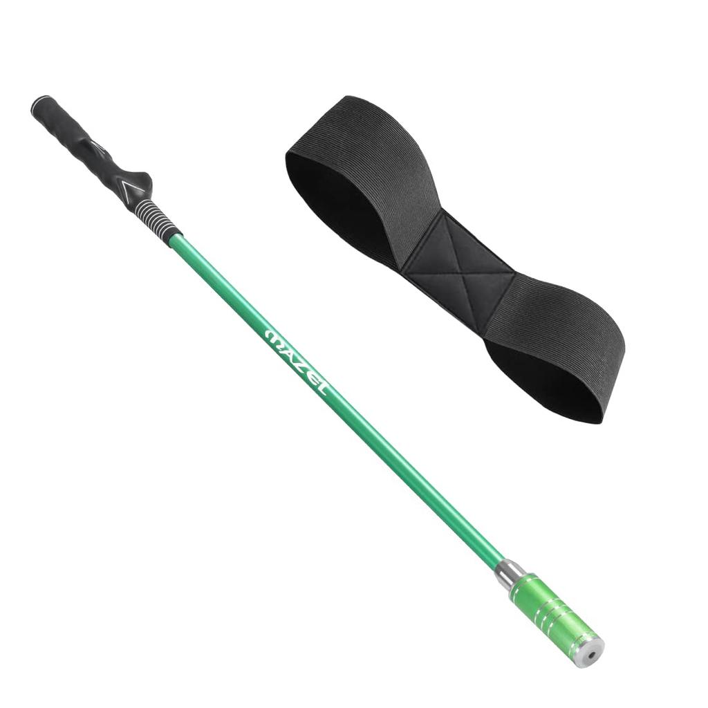 MAZEL Golf Swing Training One Practice Swing Golf Golf Swing Training Posture Swing Correction Increased Training Belt Included Device, Speed,