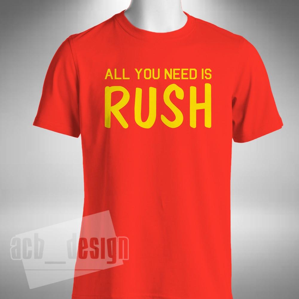 

All You Need Is Rush T-Shirt Ian Rush Liverpool Wales Legend 3XL