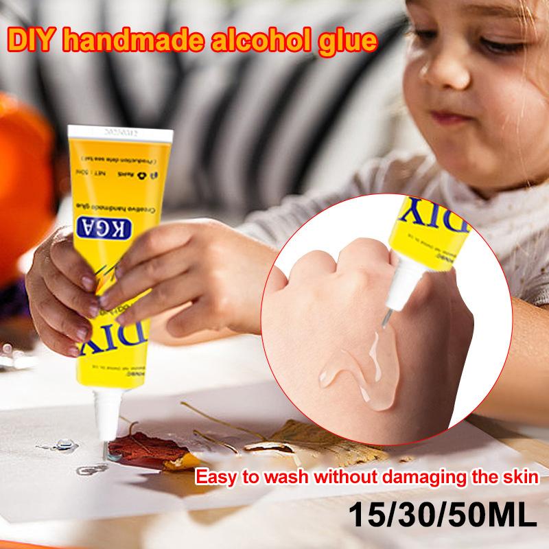 Safe Glue For Children Transparent Multi-Purpose Glue | Fast-Drying | Bonds Fabric, Puzzles, Buttons, Dried Flowers & More