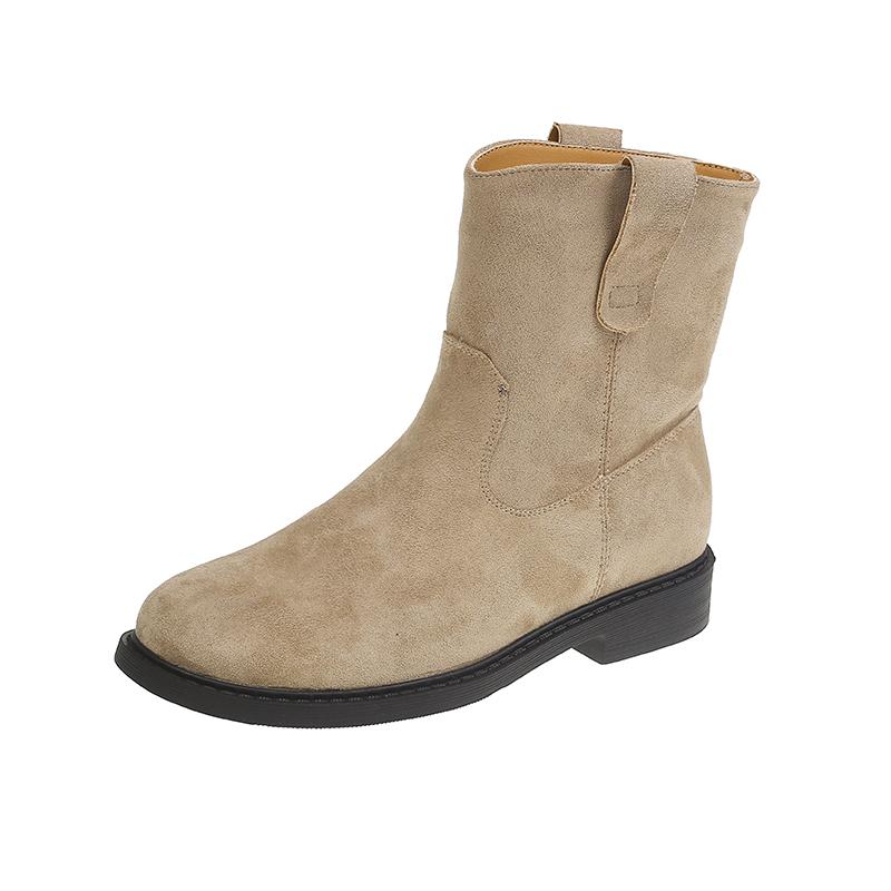 

Мода 2024 года, высококачественные женские ботильоны, зимние новые повседневные удобные туфли на толстом каблуке для женщин Botines De Mujer 40