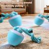 Interactive Dog Toy Ball Pets Electric Ball with Ropes Automatic Moving And Rolling Pet Toy for Small Medium Large Dogs Daily Training And Exercise