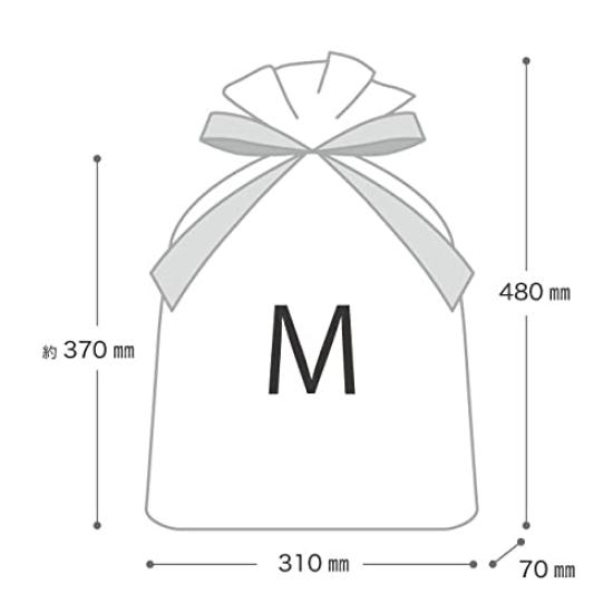 PE Gift Bag with Ribbon, Lace, pink-M (20 Pieces) LA-RBM