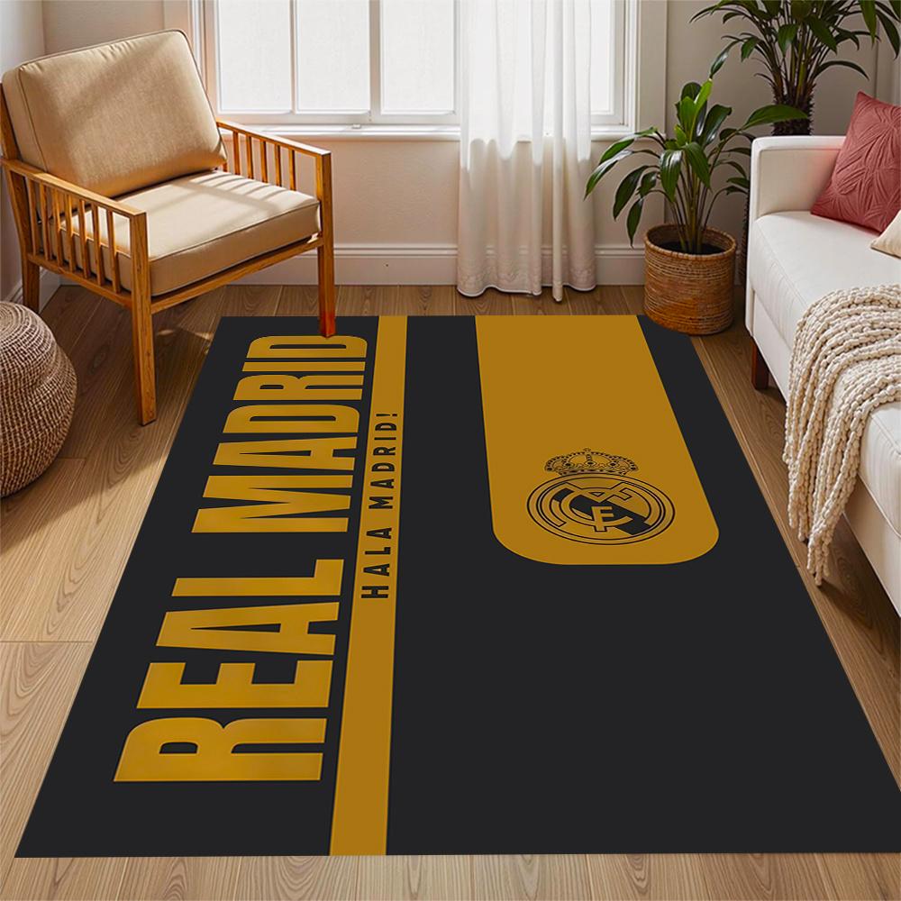 Real Madrid Themed Floor Mat Nonslip Mat Decorative For Living Room Game Room Doormat Machine Washable Vintage Decorative