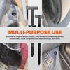 100-10set Self-locking Nylon Universal Cable Tie Buckle Heavy Duty Zip Ties with Pin & Button Car Daily Repair Fastening Strap