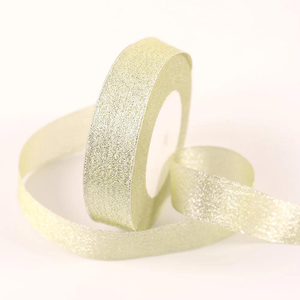 25yards 20mm Colorful Onion Glitter Ribbon for Gift Packaging Webbing Christmas Wedding Decoration Supplies Handmade Ribbons