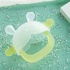 3pcs BPA Free Teether Ring Food Grade Teether Gloves Soothe The Teeth Teething Toys  Newborn Baby