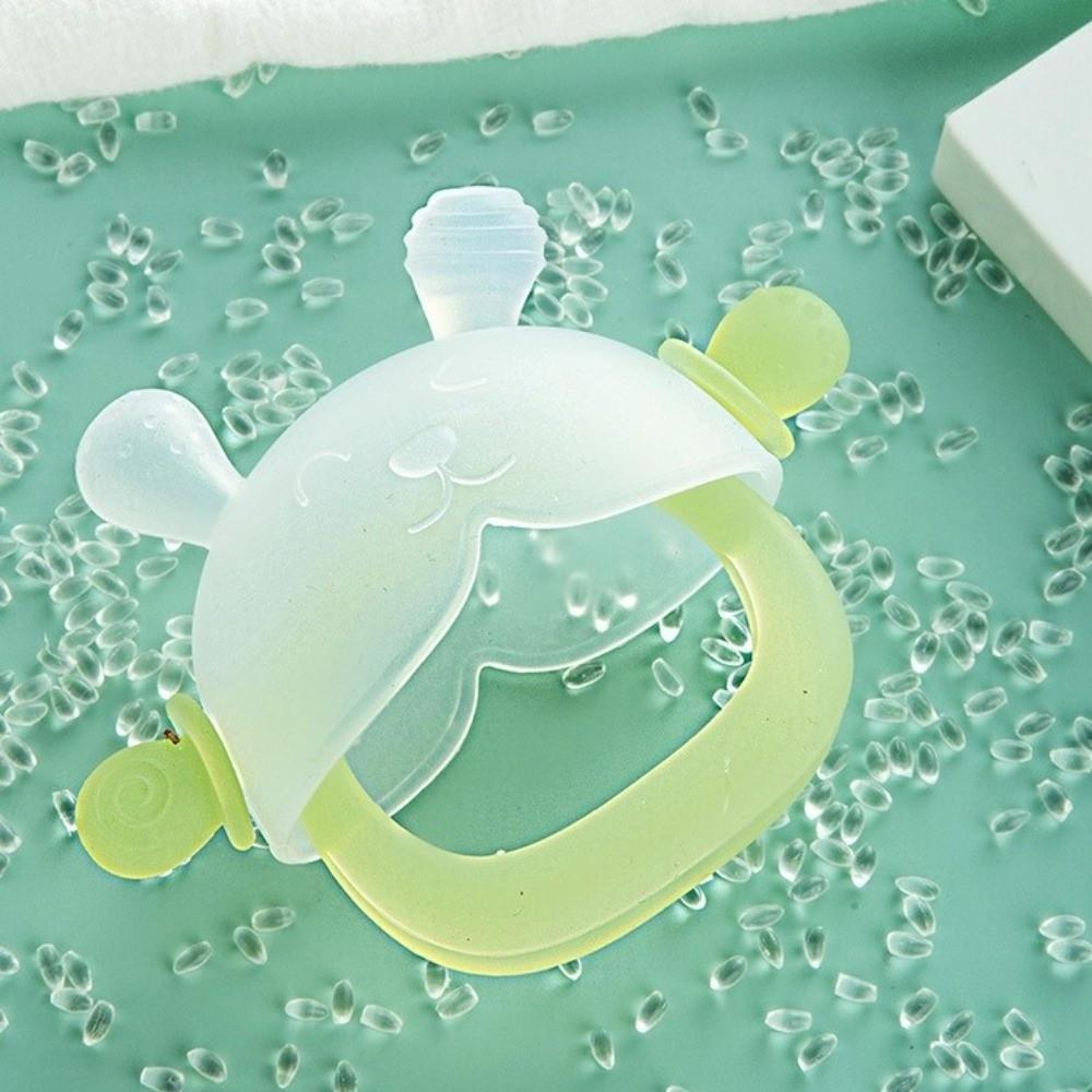 3pcs BPA Free Teether Ring Food Grade Teether Gloves Soothe The Teeth Teething Toys Newborn Baby