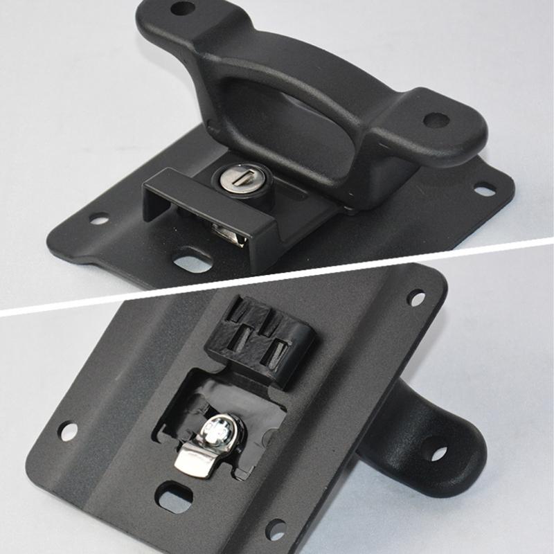 Stalowe Mocowania do Ładunku w Samochodzie Ciężarowym 4 Punkty Mocowania Zestaw dla F150 F250 F350 2015-2025 Płyty Mocujące do Ładunku Wspornik