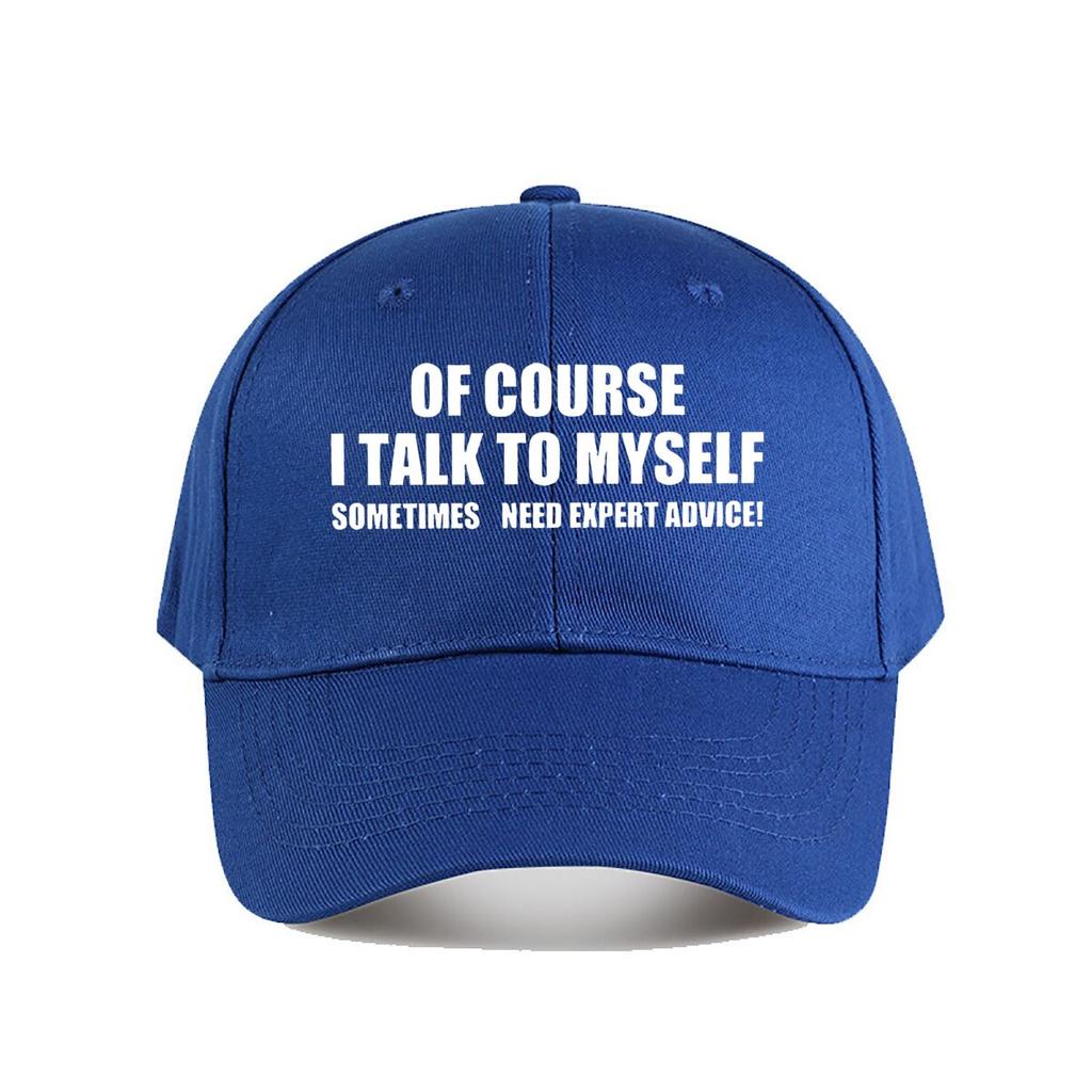 Funny SelfTalk Expert Advice Baseball Cap Fashion Unisex Sunhat Womens Outdoor Sports Snapback Cap
