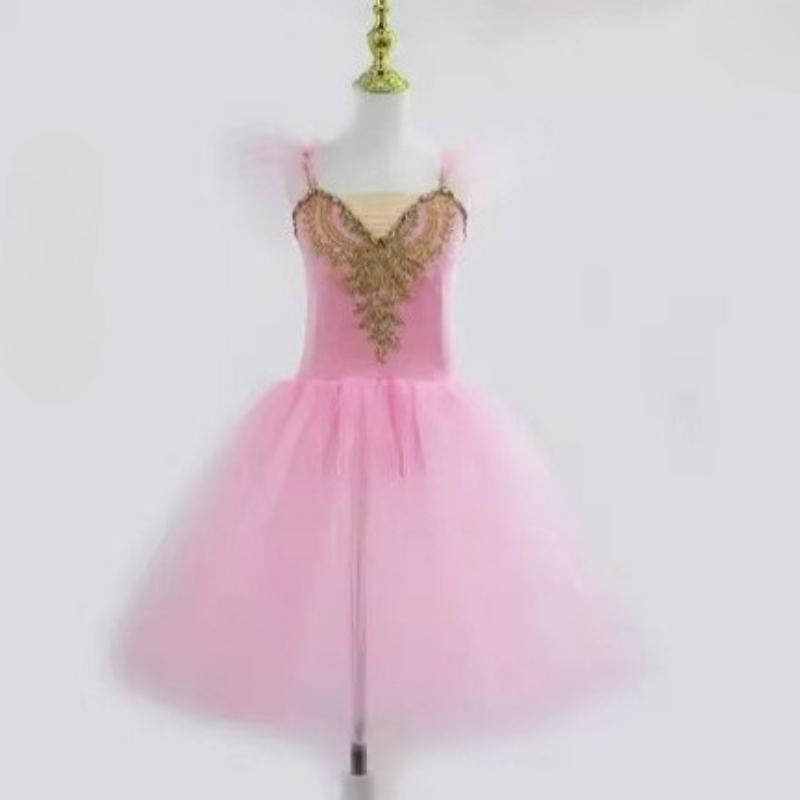 Dětská baletní sukně, Roztomilá a sladká tutu sukně, Kostým na vystoupení, Sukně z gázy na šle, Malý kostým na vystoupení Tance s draky