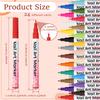 24/12 Farben Nail Art Doodle Stifte Set DIY Nagellack Marker Spitze Graffiti Punktierstift Malerei Liner Abstrakte Linie Maniküre Werkzeug