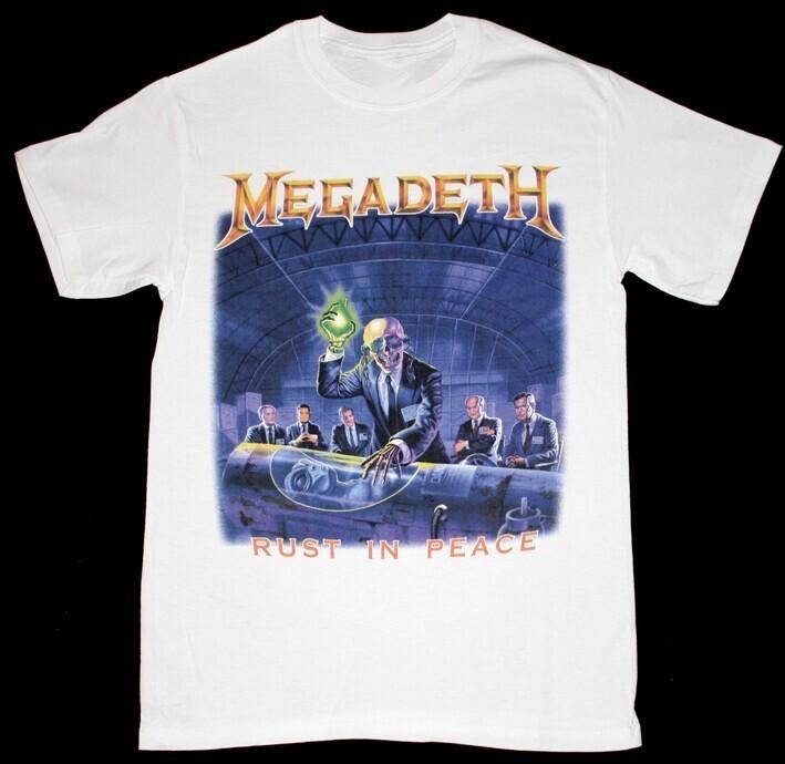 

Vintage Megadeth Rust in Peace Men Tshirt White Unisex Tee S to 234Xl TA2150 Unisex T-Shirt S