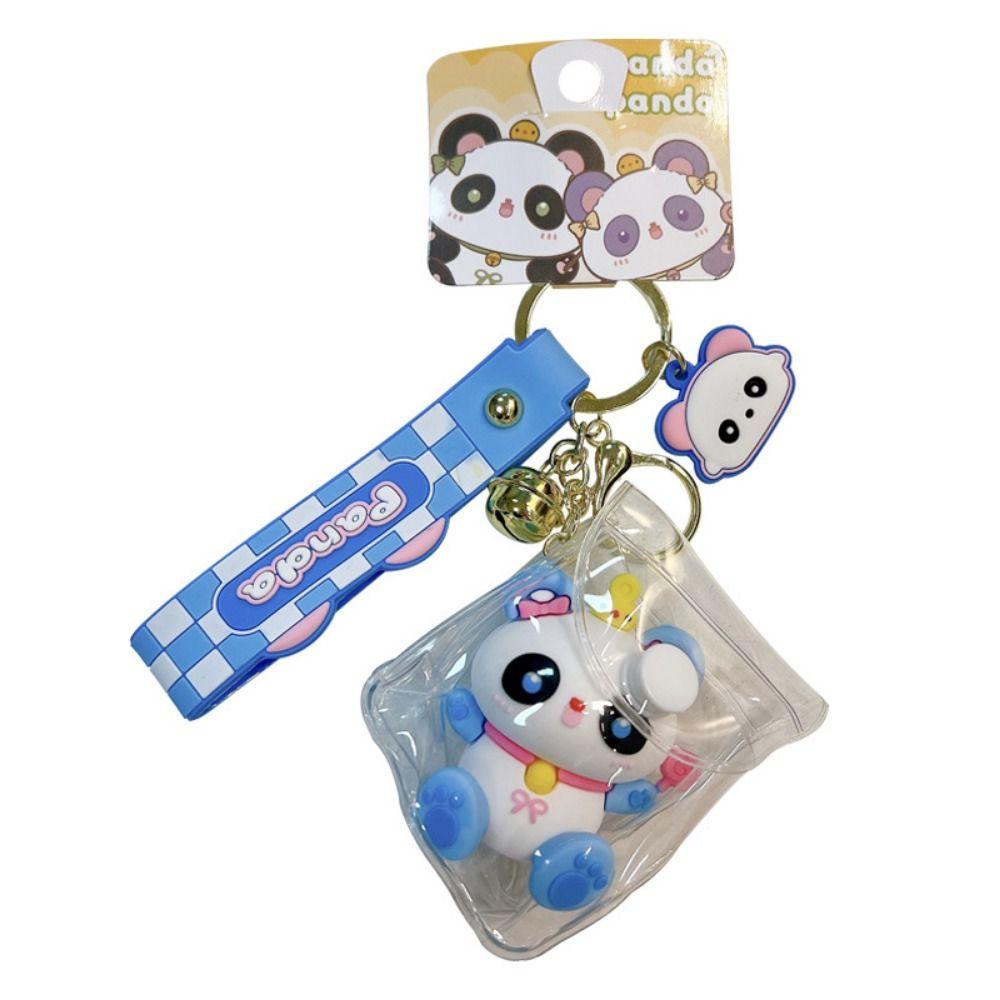 Doll Walking Bag Cartoon Cute Keychain Pouch Bag Pendant Car Key Ring  Schoolbag Bag Decorations