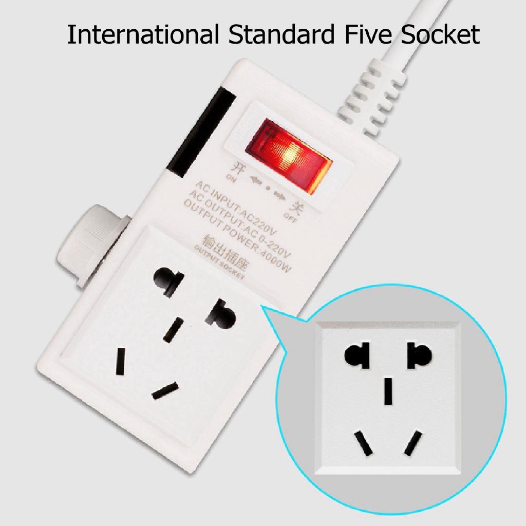 4000W Electronic Regulator Motor Fan Speed Furnace Electric Heating Tube Thermostat Speed Switch Voltage Regulators AC 220V