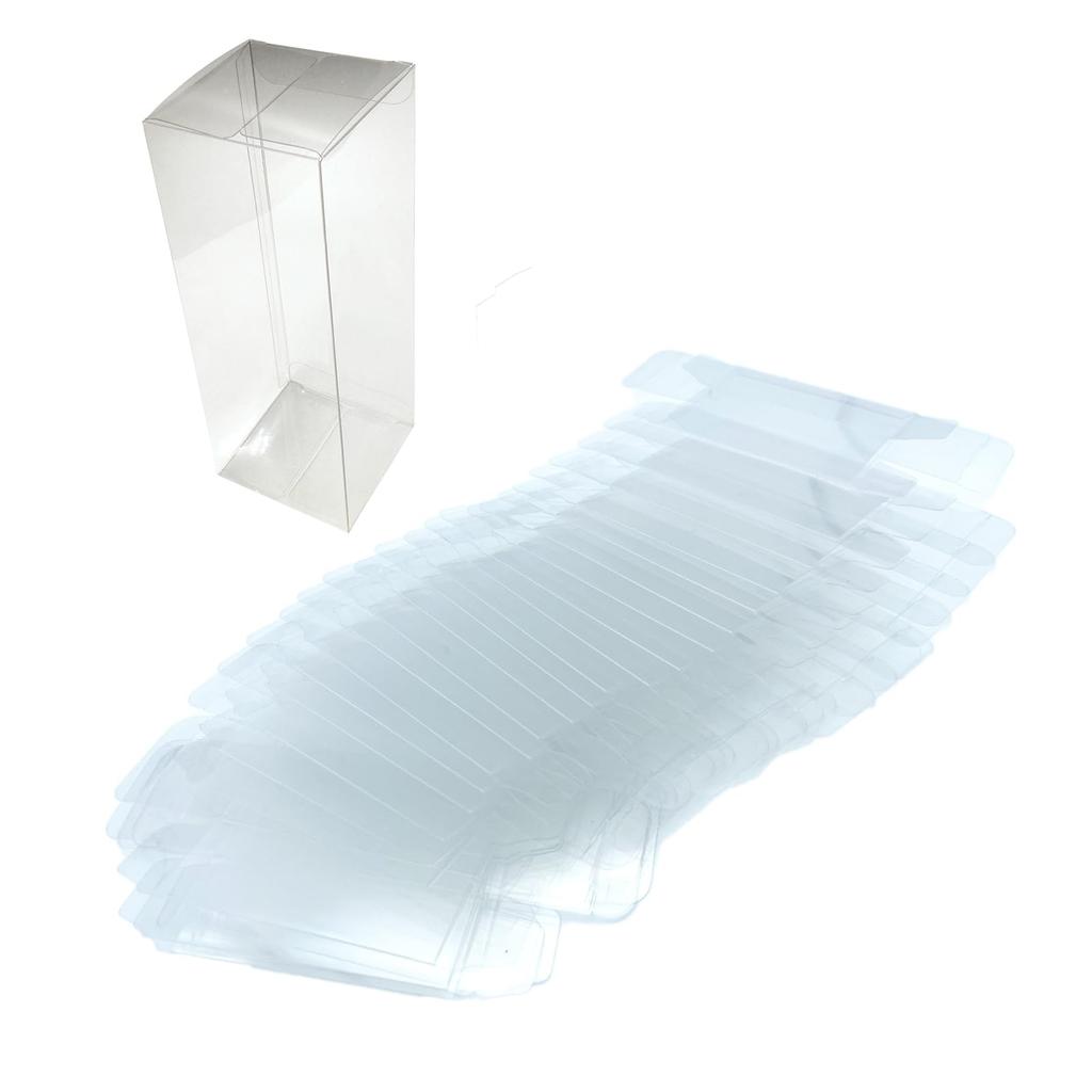 KING BISON Clear Cases for Tomica Miniature Transparent Display Cases for Organizers for Display and Cars, Collectibles, Storage, 25-Pack