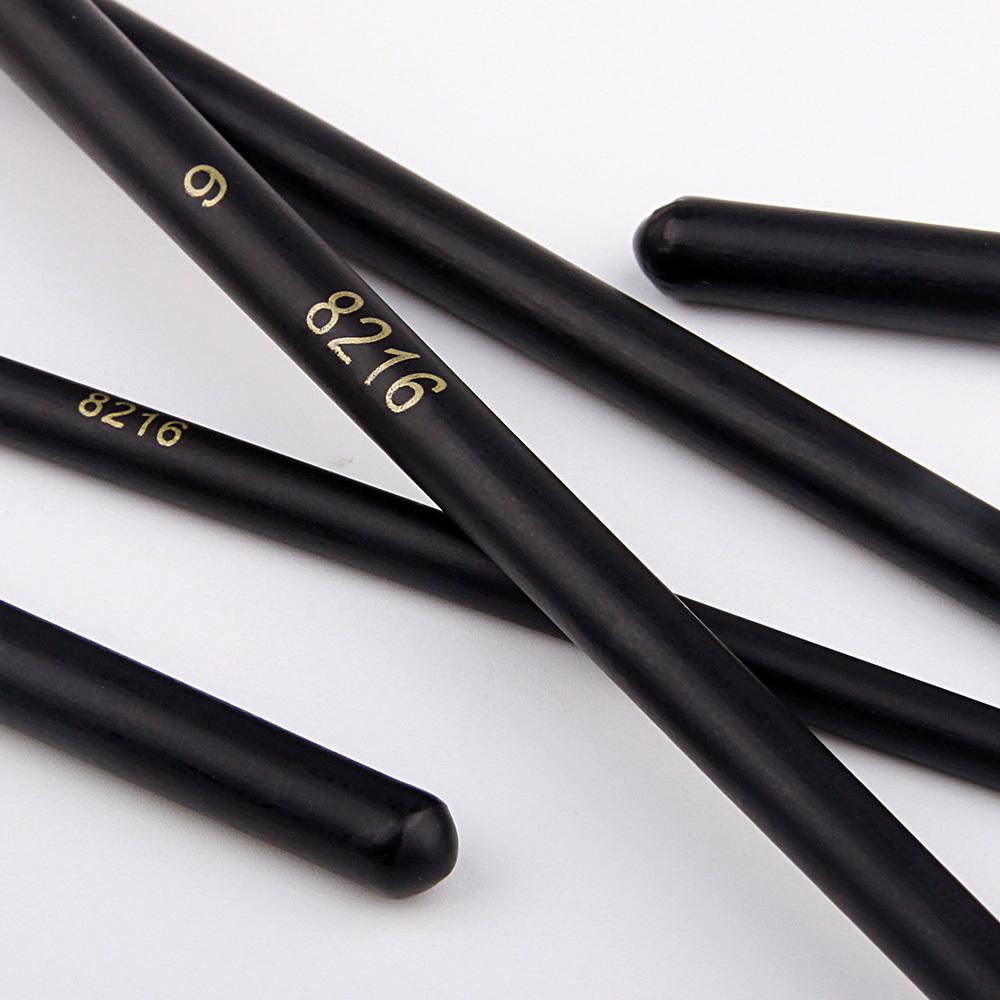 12 PCS Nylon Bristle Brush Set, Nylon Flat Brushes, Watercolor Brushes, Oil Paint, Artists, Amateur Acrylic Painting