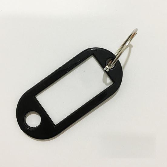 20Pcs Removable Key Tags with Window PP Prevent Missing Key Identifiers Bag Accessories