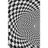 Stampe Poster con Illusioni Ottiche Astratte Per Soggiorno Decorazioni per la Casa Bianco e Nero Trippy Psichedelico Pittura su Tela Arte da Parete