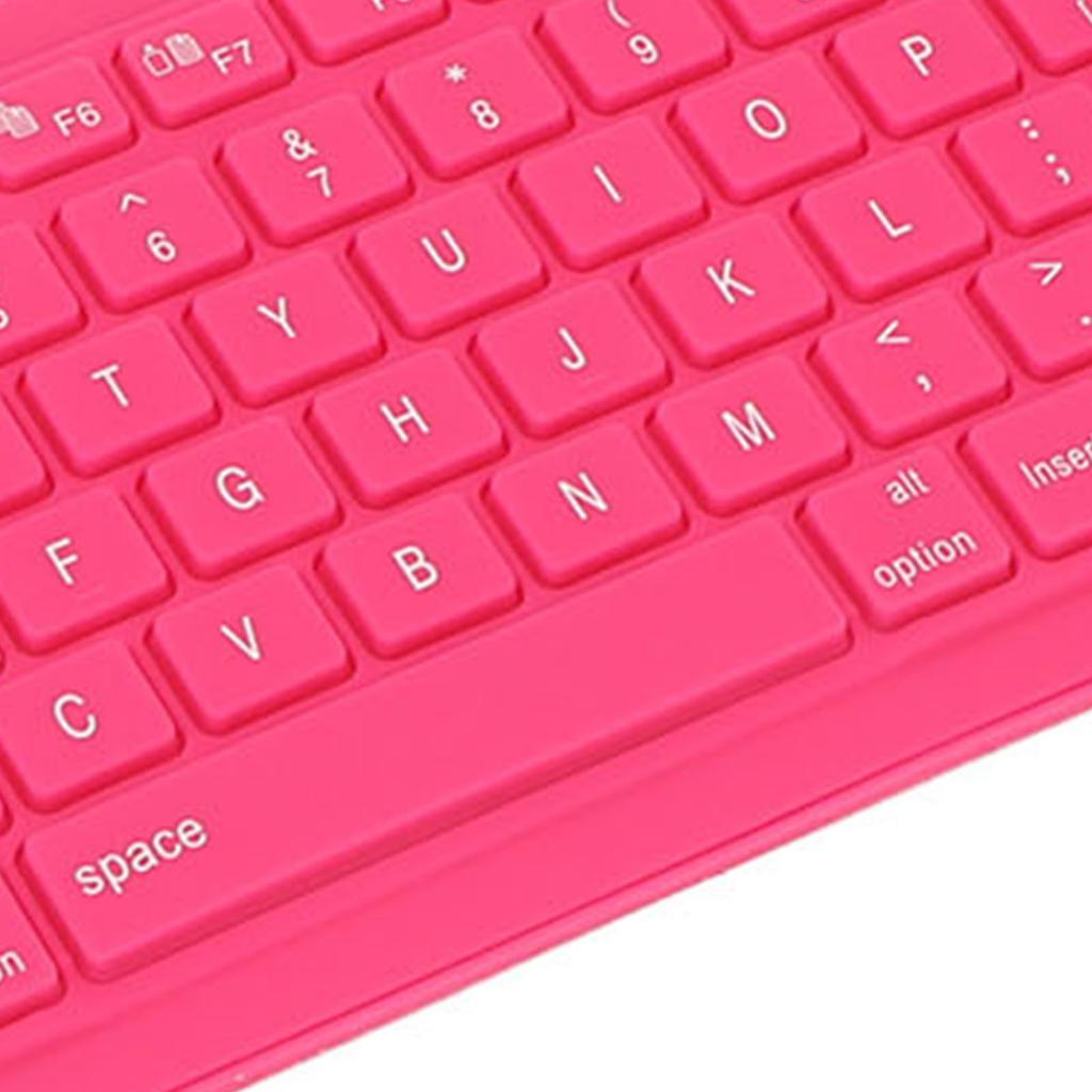 Clavier en Silicone Pliable 108 Touches Étanche Conception Entièrement Scellée Clavier Pliable pour la Frappe