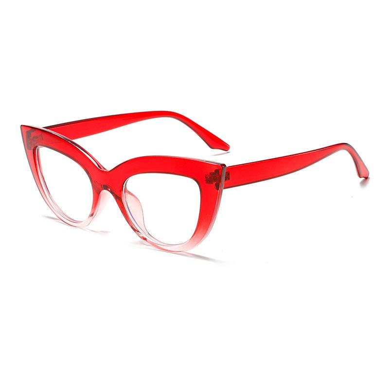 

Vintage Cat Eye Anti-Blue Sunglasses For Women S Trendy Candy Color Computer Eyeglasses Non-Prescription Eyewear Female Glasses