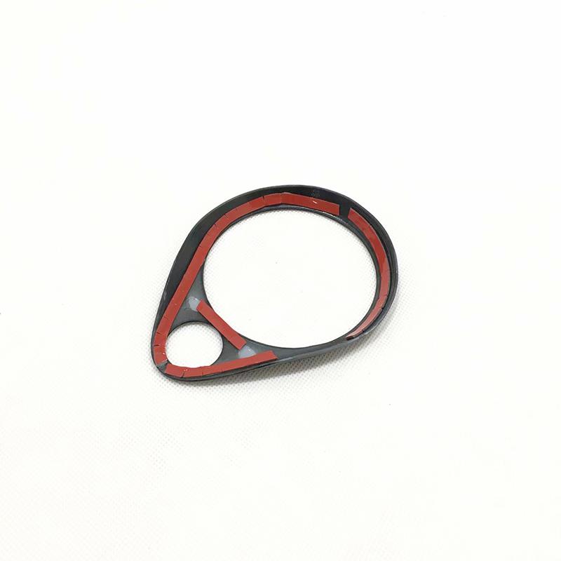 ABS Carbon Fiber Front Mittleren Zentralen Lautsprecher Sound Horn Ring Rahmen Abdeckung Trim Für Jeep Grand Cherokee 2014 2015 2016