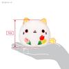 Sanei Boeki Dango Friends Hananeko Dango Tulip Plush Toy NDH02 (W7.5×D6×H7cm)