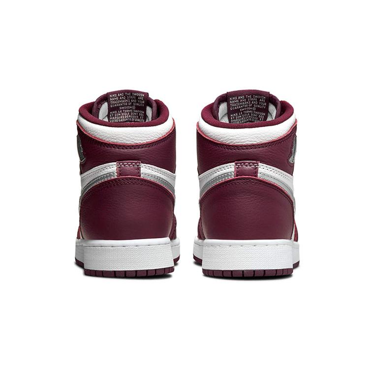 Jordan Air Jordan 1 Retro High OG 'Bordeaux' Comfortable Versatile Leather Bordeaux Cushioning High Top 575441-611