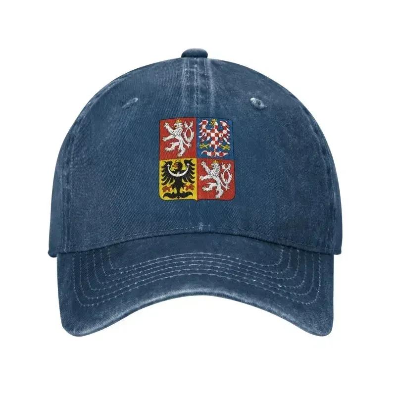 Custom Classic Unisex Cotton Coat Of Arms Of The Czech Republic Baseball Cap Adult Adjustable Dad Hat for Men Women Sports