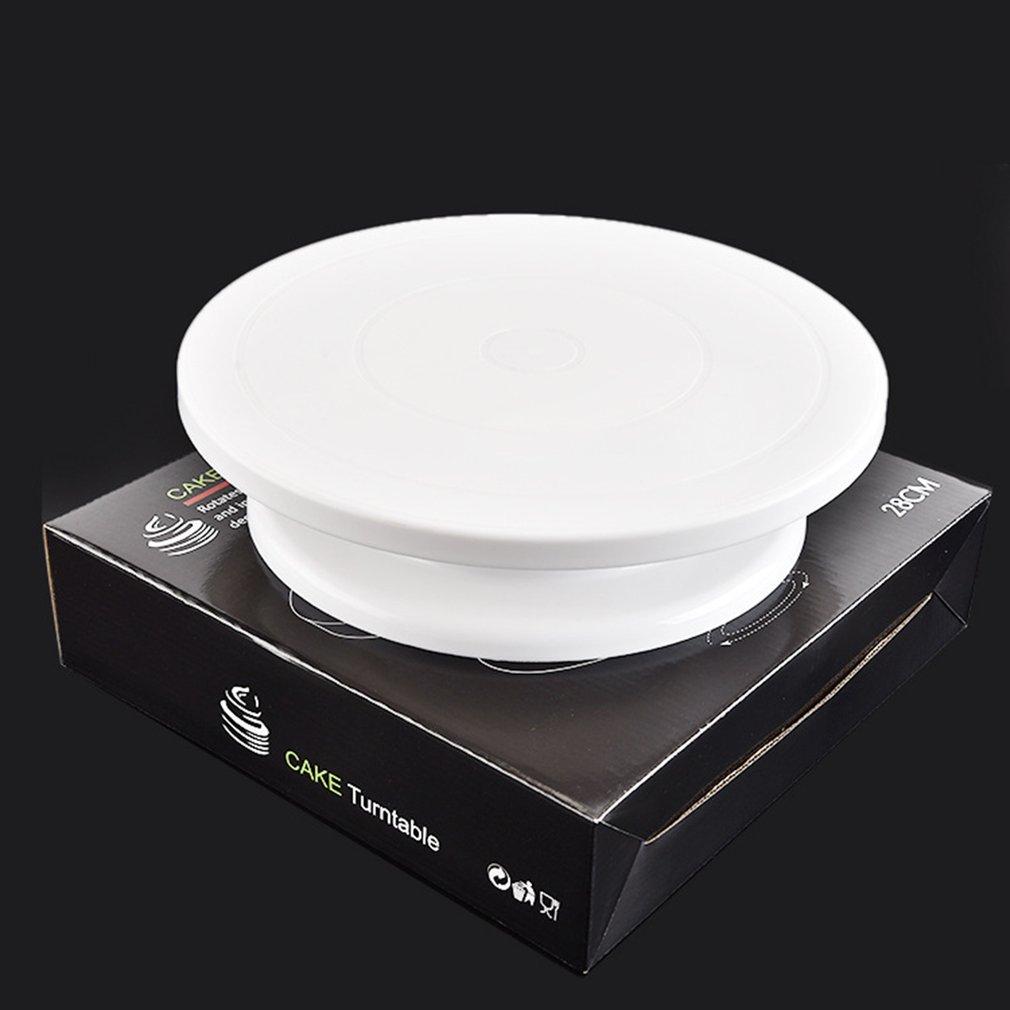 Buy [LIV] DIY Baking Cake Turntable Round Plastic Flexible Rotation ...