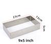 5cm Height Rectangle Thick 304 Stainless Steel Mousse Ring Tiramisu Cake Mold Cheese Fondant Baking Tool Household DIY Bakeware