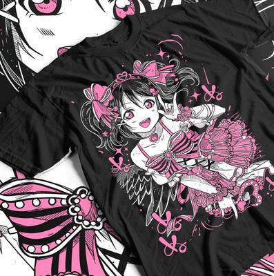 Love Live Full Graphic T Shirt Nico Yazawa T- Shirt Unisex Apparel Tee Anime Fans Gift, Otaku Shirt, 100% Cotton Top T-Shirt Mens Kids