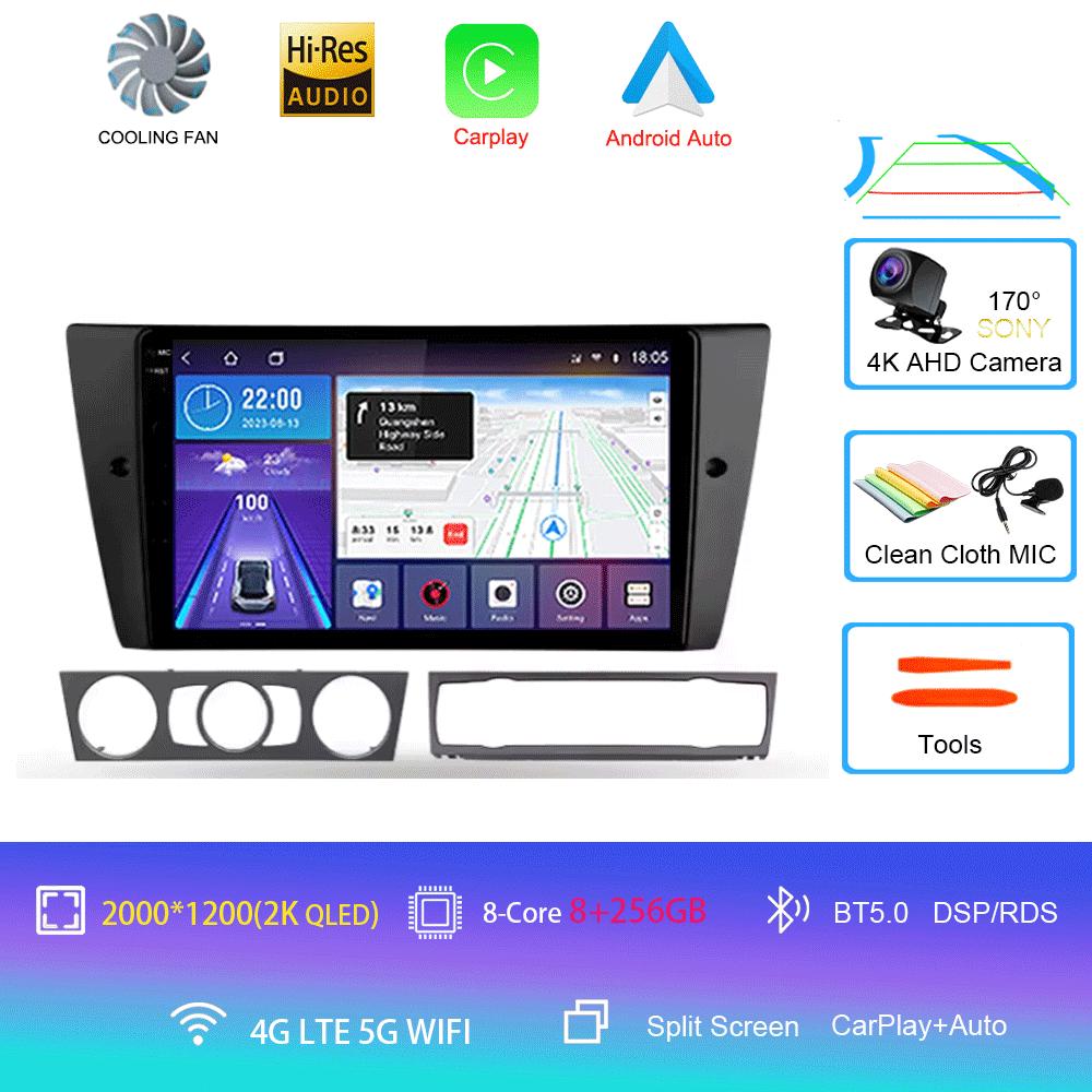 Android 14 Car Radio For BMW 3-Series E90 E91 E92 E93 2005 - 2013 Multimedia Video Player Navigation GPS No 2din 2 Din Dvd