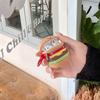 Cute burger expression for AirPods pro1 generation protective case 1 generation pro1 generation apple bluetooth headset case