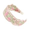 Elegant Embroider Flower Headband For Women Breathable New Chinese Styles Hairhoop For Vintage Styles and Everyday Use