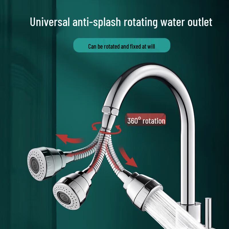Ningzhao 3-Mode Swivel Faucet Extender