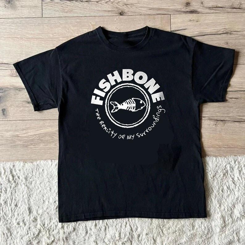 

HOT Unisex Fishbone rock band t-shirt gift for fan cotton S to 5XL Unisex T-Shirt S