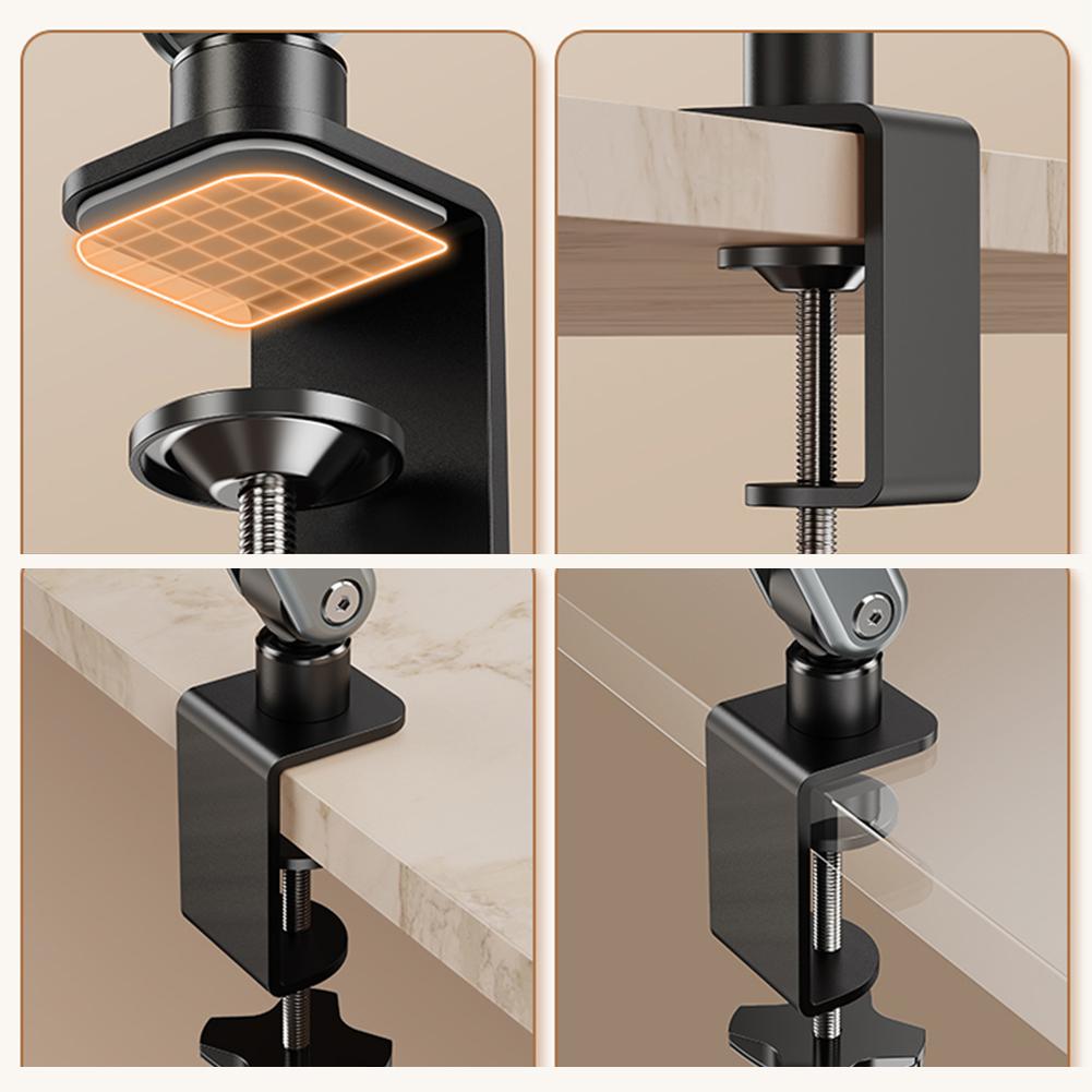 Acryl-Buchständer mit elastischen Seitenklammern, tragbarer Buchhalter, höhenverstellbar, faltbarer Schreibtisch-Riser-Ständer zum Lesen