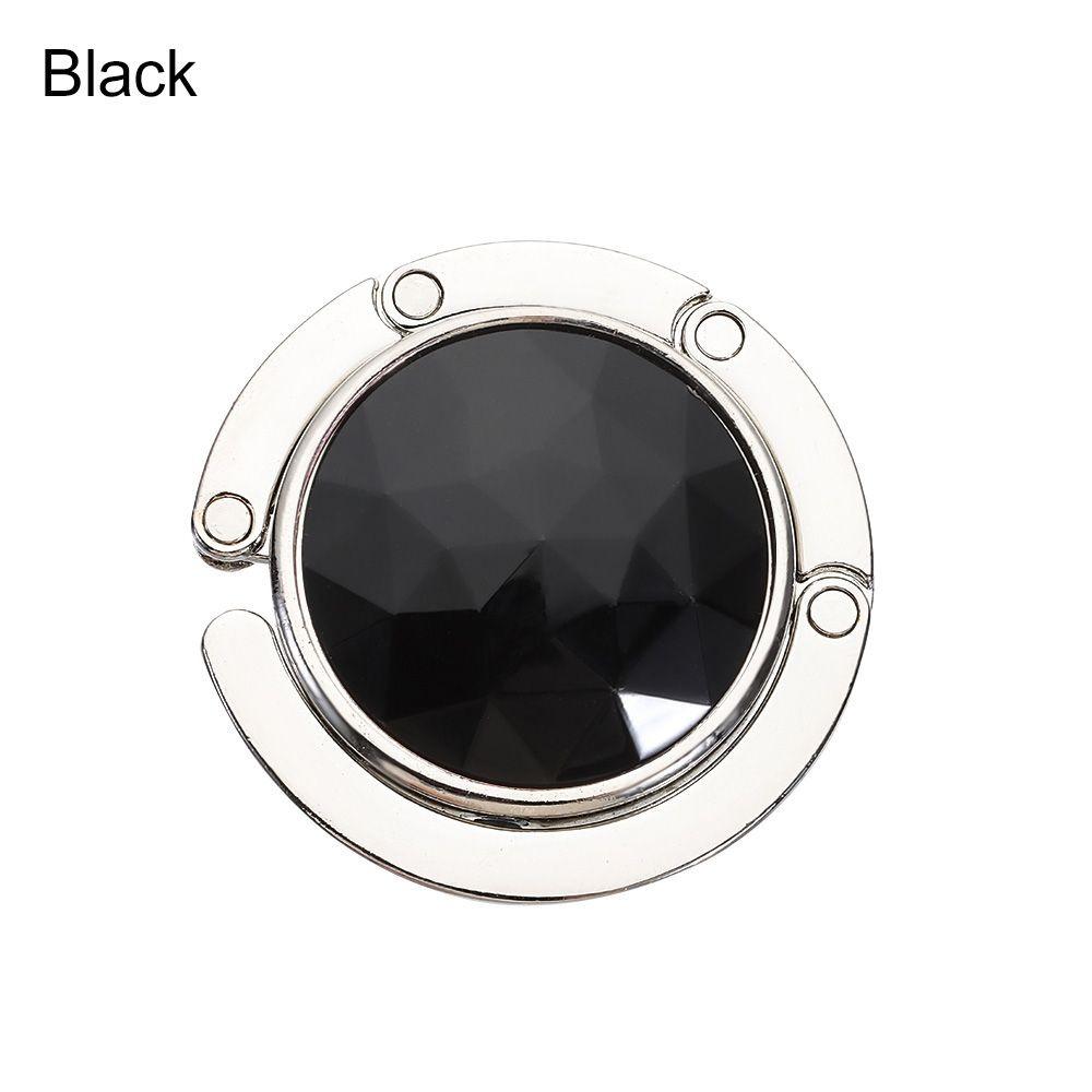 Portable Metal Handbag Hanger Space Saving Folding Foldable Bag Hook Organizer Multi-Functional Desktop Bag Hook For Desk